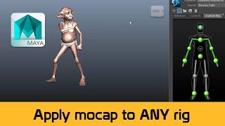 Maya - How to apply mocap to any rig using HumanIK in Maya screenshot 4