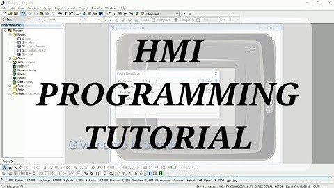 HMI Programming Tutorial using E Designer software #hmi #hmiprogramming