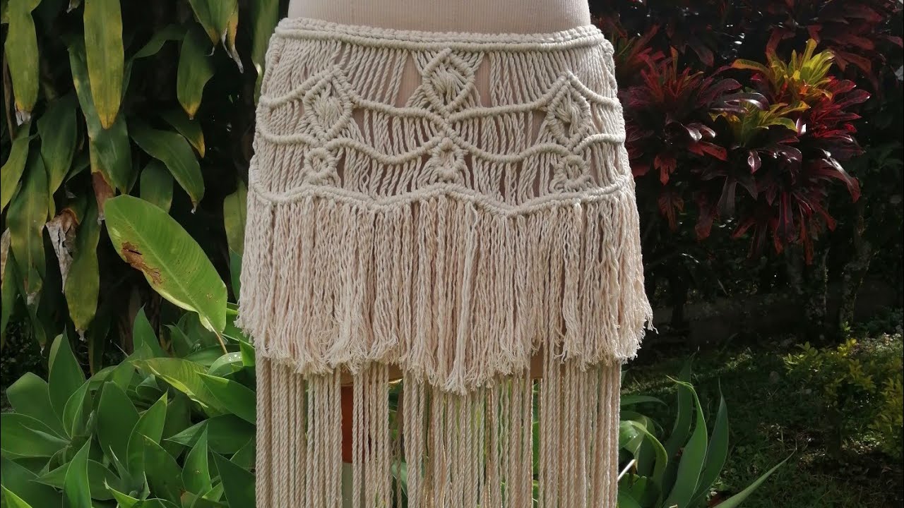 Salida de baño macrame en piola @primitiva.artemacrame