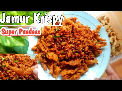 Jamur Crispy Pedas Daun Jeruk