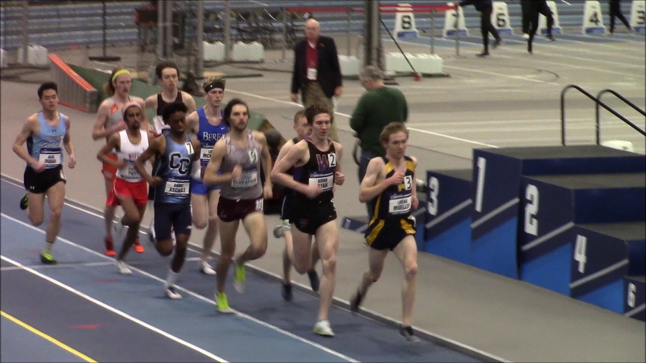 2019 NCAA D3 Indoor Track Championship Men's 3000, heat 2 YouTube