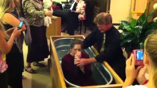 Elaina Gunnerson's Baptism