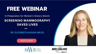 Screening Mammography Saves Lives: Noon Conference with Dr. Elizabeth Kagan Arleo