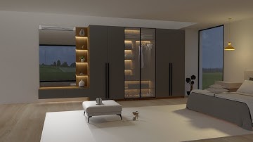 Luxurious Wardrobe- Architectural Design - SketchUp