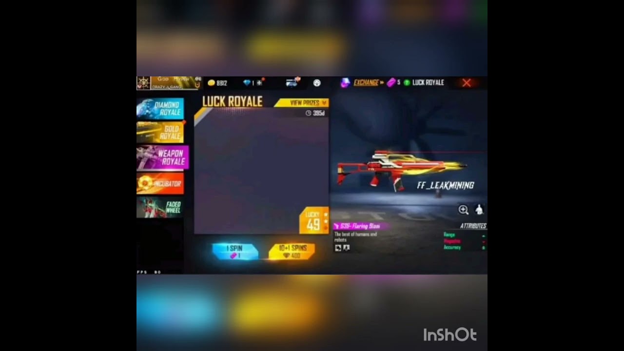 FF next weapon and diamond royale @ff leakmining @game hirak