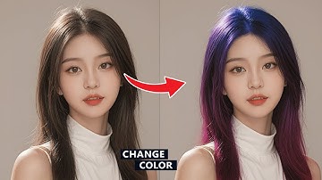 How to change Hair color in Photoshop