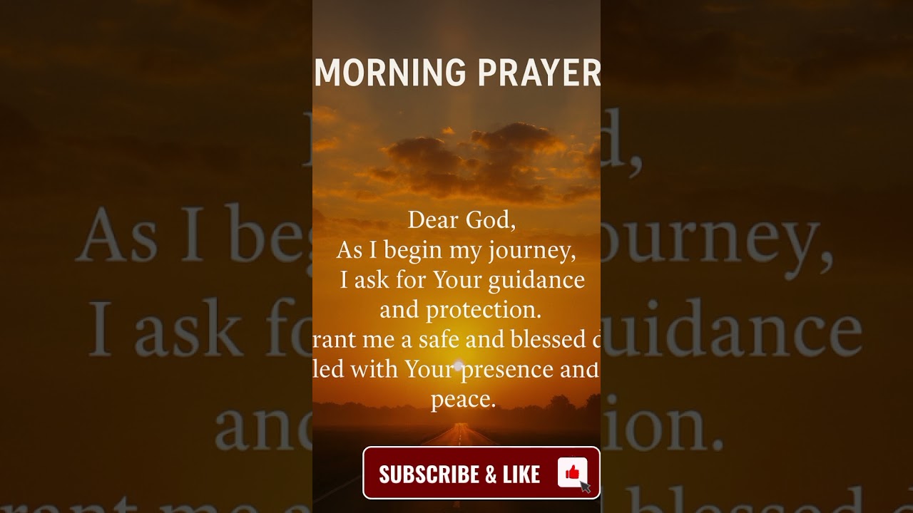 🌅 Powerful Morning Prayer Before Journey | Safe Travel & Divine Protection 🙏