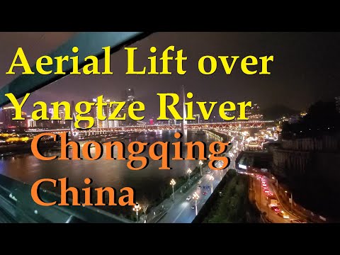 Aerial Lift Gondola Cable Car over Chongqing China