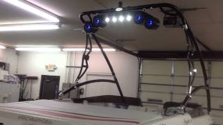 Tower speaker install. JL Audio HX280/4 running the kicker tower speakers