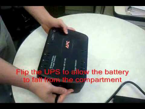 How to Replace the Battery in a Back-UPS ES - How to Replace the Battery in a Back-UPS ES