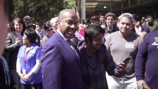 Celebrity Welcome incoming Chancellor Gary S. May Profile