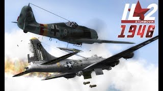 Full IL2 1946 mission: FortressKillers of JG 301 (Multiplayer Mission)