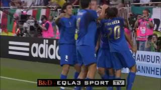 World Cup 2006 - ITALY 1-1 UNITED STATES ( Gilardino Goal )