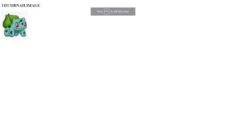 THUMBNAIL USING HTML|CSS