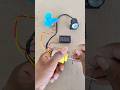 Two Fog Light and DC Fan & voltmeter Powered by Gear Motor #shorts #dcmotor