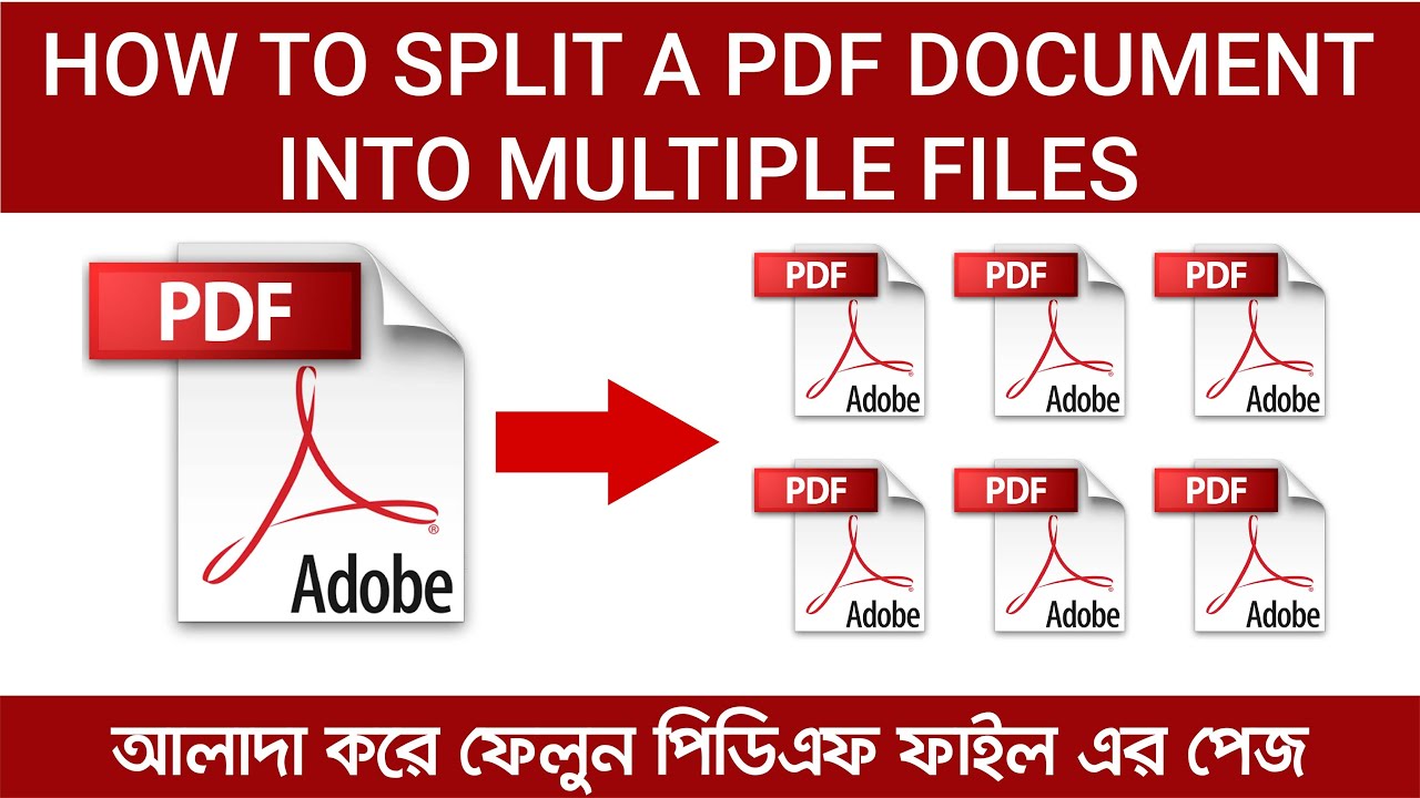 how-to-split-a-pdf-document-into-multiple-files-youtube