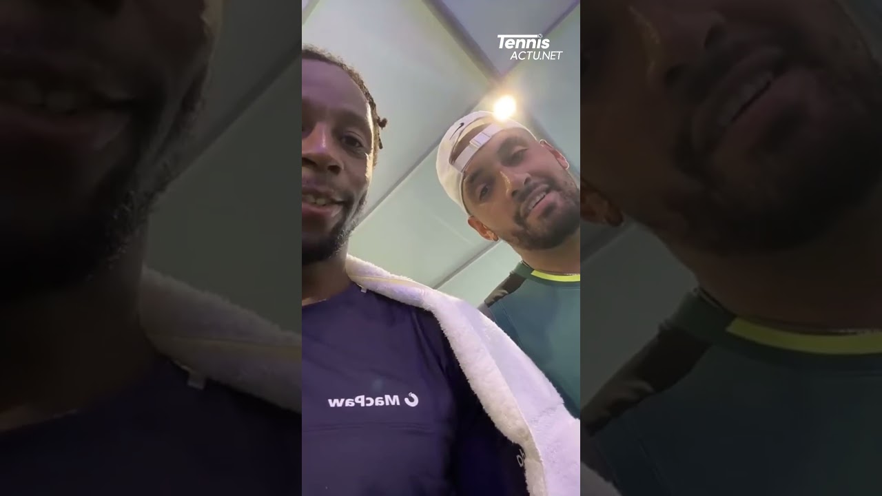 Gaël Monfils et Nick Kyrgios ont pris avec humour leur défaite en double à Washington 😅