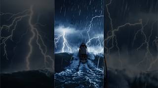 Heavy Rain and Thunderstorms  #rain #thunderstorm #ocean