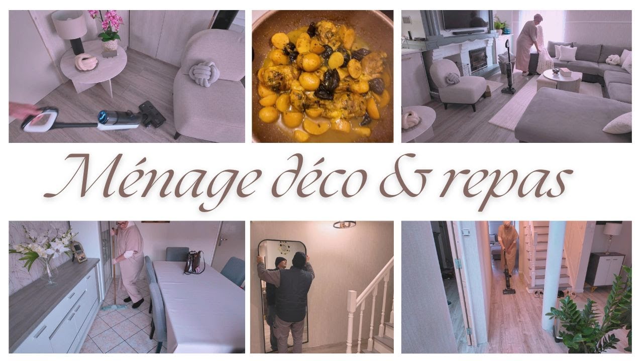 UNE JOURNÉE PLEINE À CRAQUER / MÉNAGE NOUVELLE DÉCO / REPAS