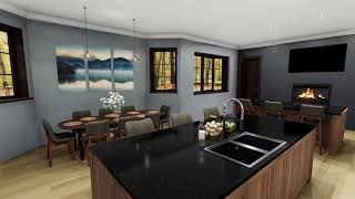Roberts Res. MW201 - KITCHEN (Issue #6) CAB.ENG® Rendering Services powered by VORTEK Spaces