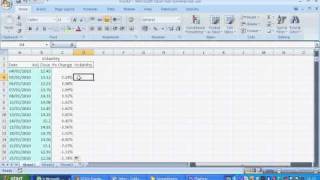 VsCap: How to calculate the volatility of a stock