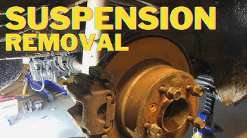 Pt.02 BMW E30 325i Suspension Removal (Rear)