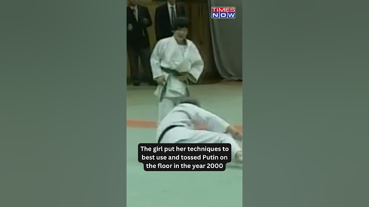 Watch! When The Little Girl Tossed Black Belt Russian President Vladimir Putin In Old Video