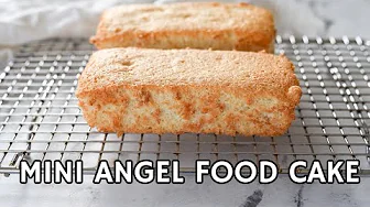 Mini Angel Food Cake for Two