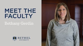 Meet the Faculty: Bethany Gerdin, Ph.D.