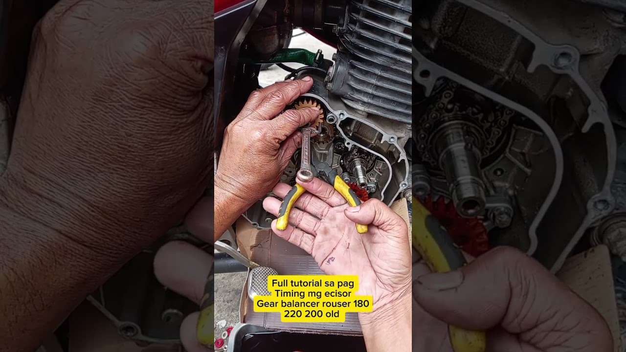 Paanu ba ilagay NG Tama ang ecisor gear balancer rouser 180 rouser 220 rouser 200 old model basic