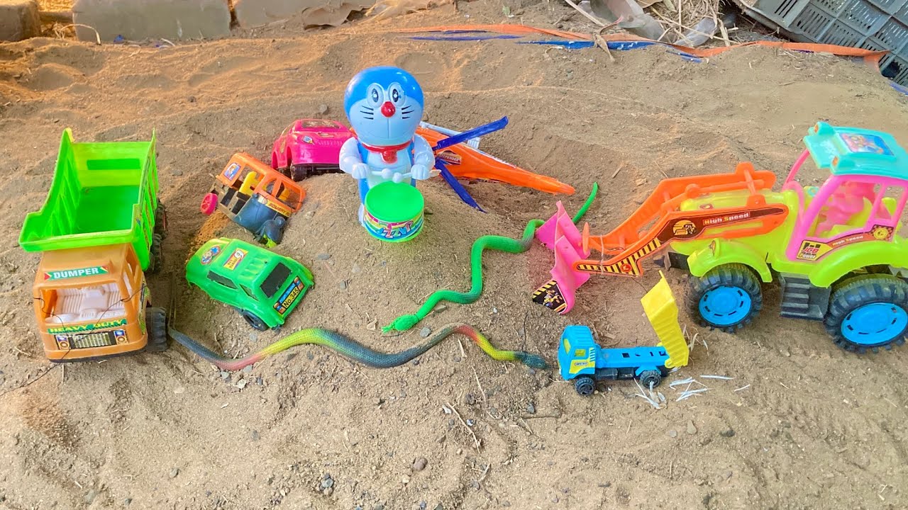 Big Two Snake auto helicopter jcb dumper 😱 || gadiwala cartoon || cartoon video 