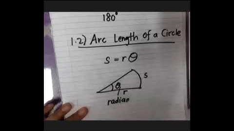 ADDITIONAL MATHEMATICS FORM 5 CHAPTER 1 CIRCULAR MEASURE (SUKATAN MEMBULAT)
