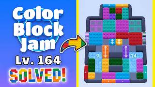 🧩 Color Block Jam - Hard Level 164 Walkthrough | Solution Guide (New Update!) 🚧