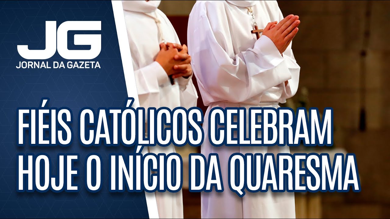 Fiéis católicos celebram hoje o início mundial da quaresma - YouTube