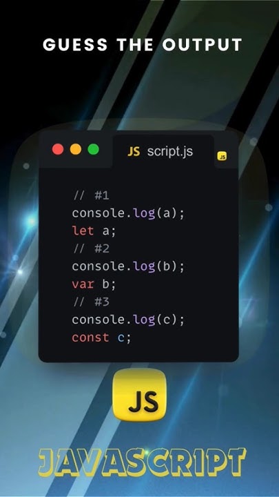 guess the output. #coding #developer #javascript #javascriptcode - YouTube