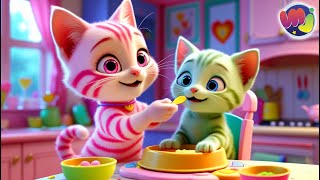 Gata Tiene Un Nuevo Hermano Hermana Mayor Caricaturas Infantiles