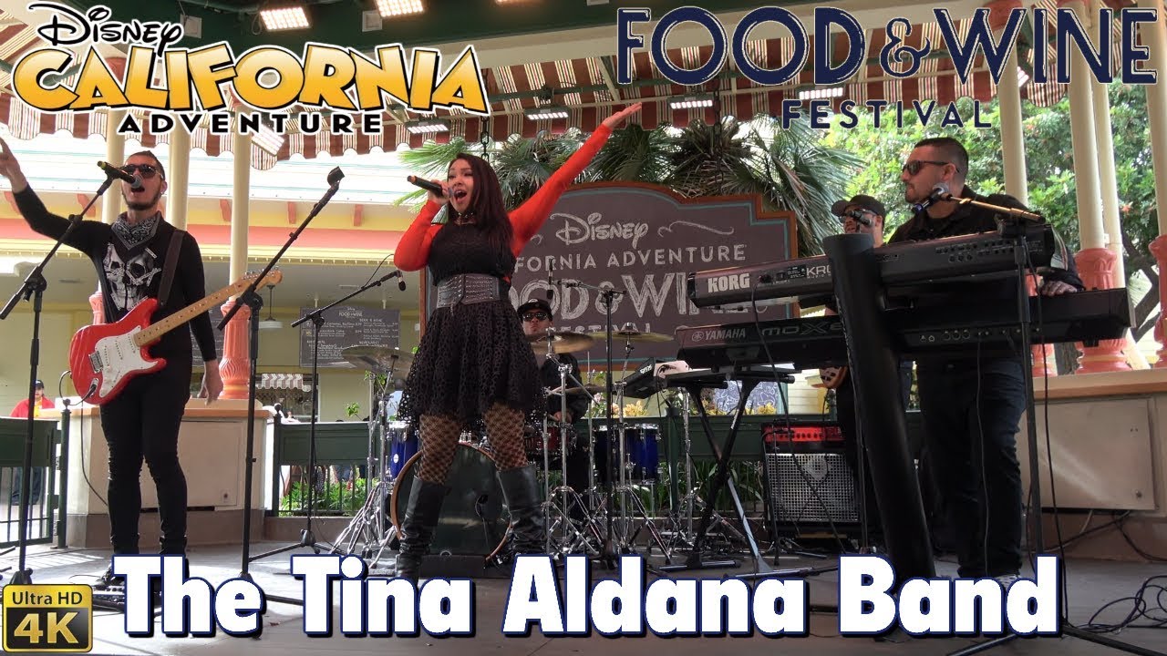 (4K) The Tina Aldana Band | Food & Wine Festival 2018 | Disney California Adventure