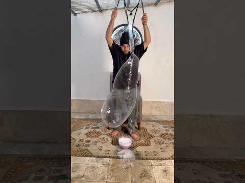 بزرگ ترین حباب جهان رو ساختم 