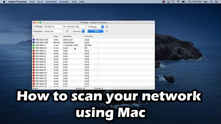 How to scan your network using Mac computer