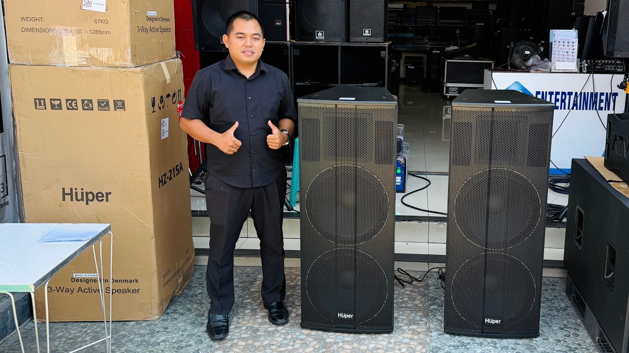 Speaker Aktif HUPER HZ215 pesanan dari Parang Magetan