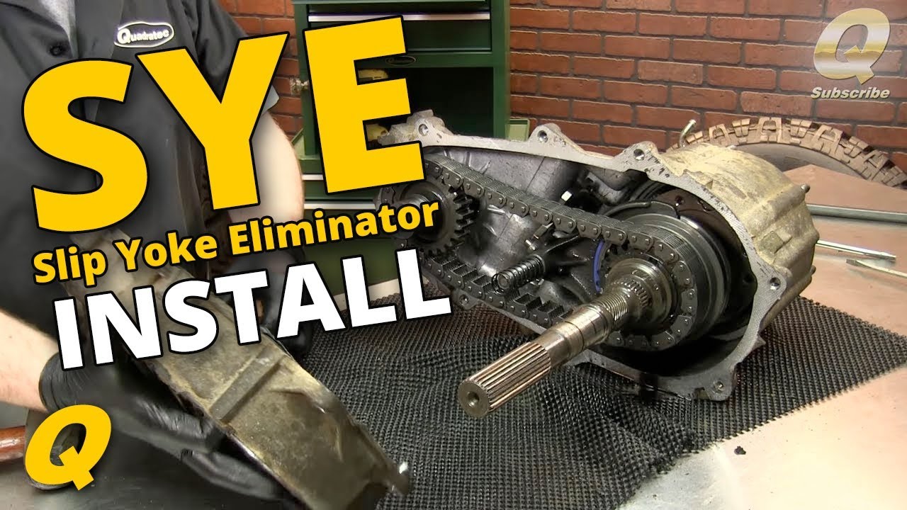 How to Install a Slip Yoke Eliminator and Driveshaft for a Jeep Wrangler TJ  - YouTube