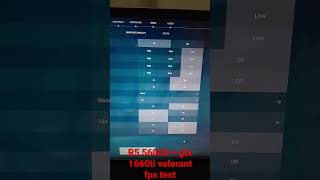 R5 5600X   Gtx 1660ti valorant fps test #gpubenchmark #valorantfps #xml_file #habibi #xml