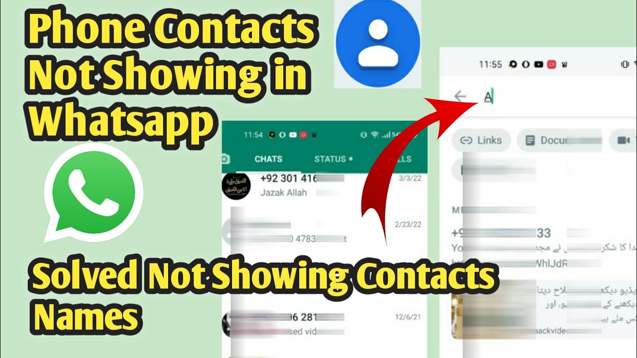 Phone Contacts Not Showing in WhatsApp on Android Solved WhatsApp Not