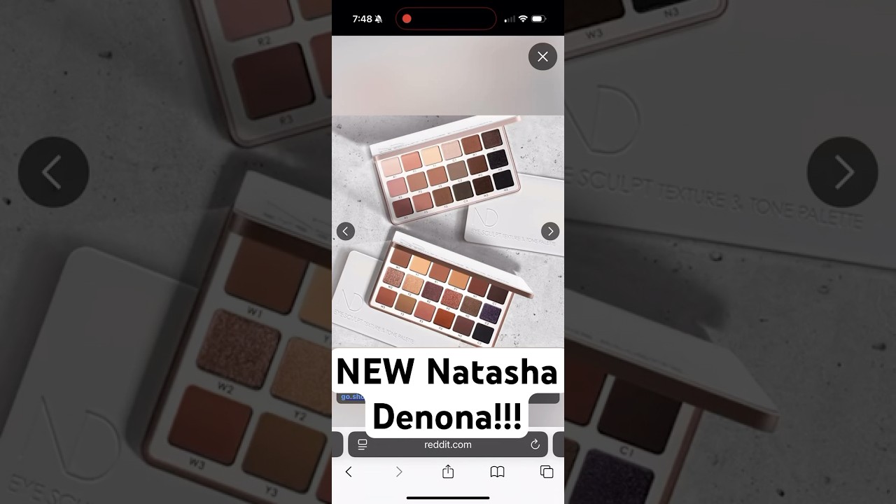 NEW Natasha Denona Eyeshadow Palettes!!!!! Eye Sculpt Texture & Tone | Soft and Dramatic