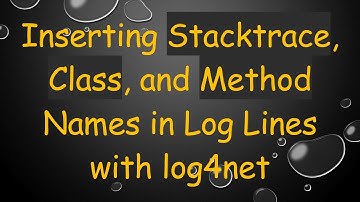 Inserting Stacktrace, Class, and Method Names in Log Lines with log4net