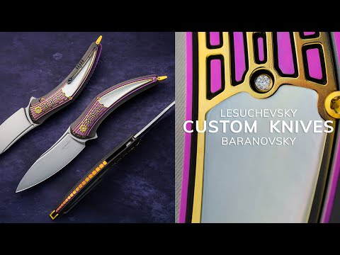 FOLDING KNIFE FOLDER PLUS+  DAMASTEEL LESBAR KNIVES