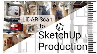 Apple LiDAR scan to SketchUp model by LiDAR3D.io screenshot 2