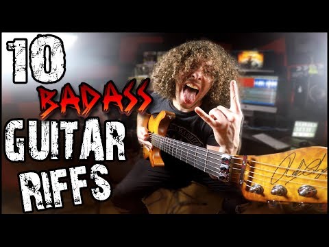 Top 10 Badass Guitar Riffs!