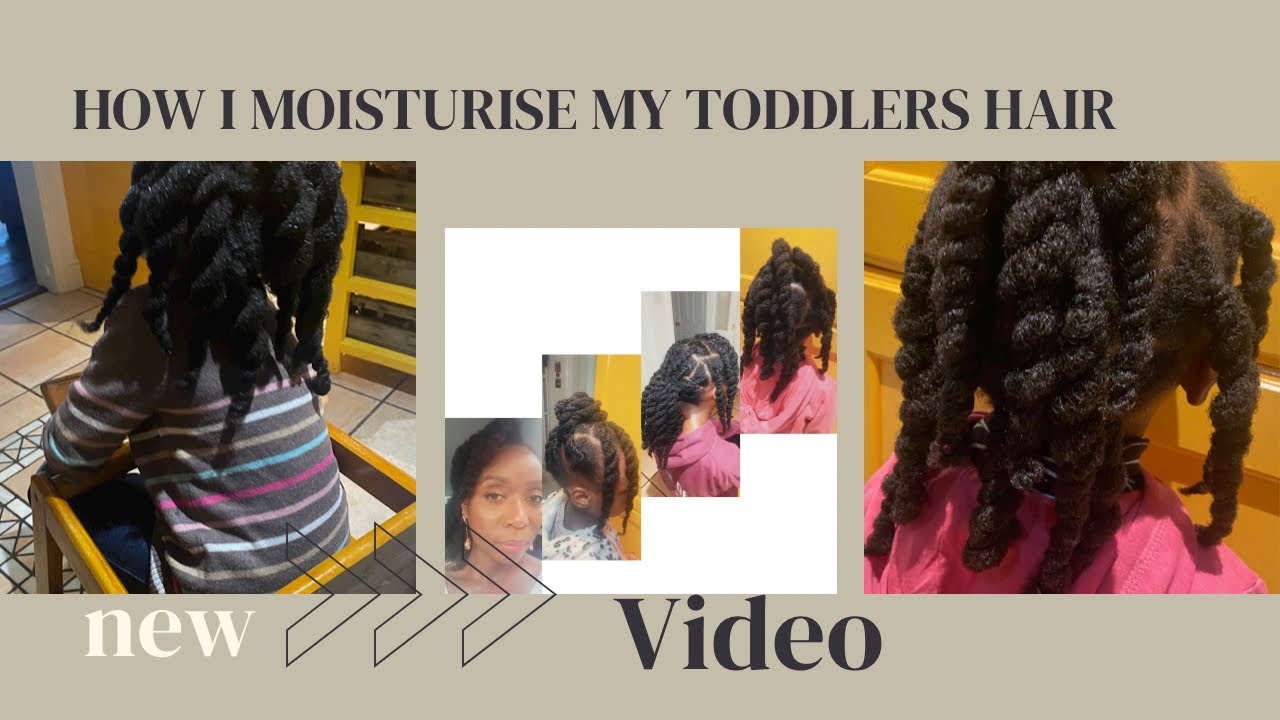 How I moisturise my toddlers hair YouTube