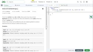 Union of Two sorted Arrays in Tamil | Bruteforce | Optimal approach | Leetcode | GeeksforGeeks |